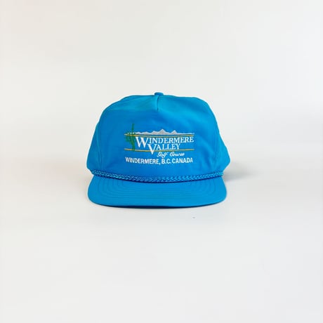 WINDERMERE VALLEY GOLF COURSE NYLON ROPE SNAPBACK CAP / TURQUOISE BLUE　 GV-44