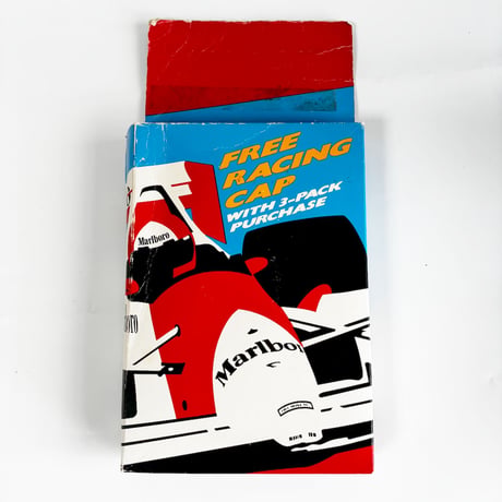 USA買付　【デッドストック／1992年モデル／オリジナルパッケージ付き】Marlboro Racing Team Vintage Cap｜USA PROMOTIONAL　GV-06