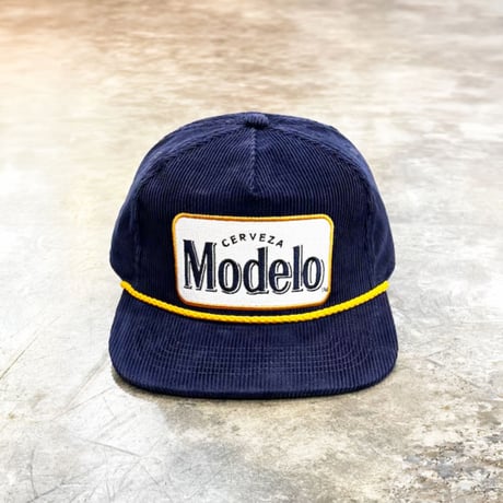USA買付 MODELO CORDUROY ROPE GOLF SNAPBACK CAP NAVY　US-95