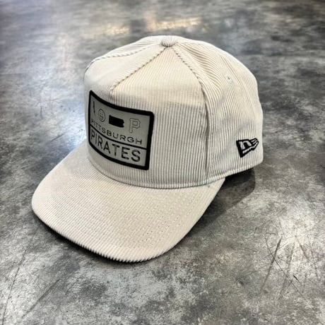USA買付　NEW ERA THE GOLFER PITTSBURGH PIRATES SUMMER ESSENTIAL CORDUROY IVORY　NEWERA-120