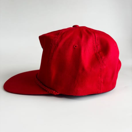 USA買付　VINTAGE McDONALD’S RACING TEAM ROPE SNAPBACK CAP – RED　GV-19
