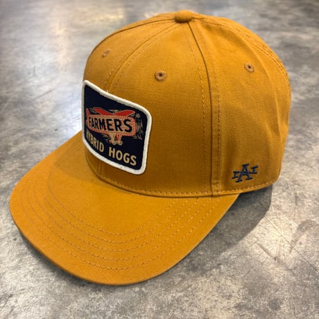 AMERICAN NEEDLE FARMERS HYBRID HOGS PATCH CAP / LIGHT HAZEL　AN-42