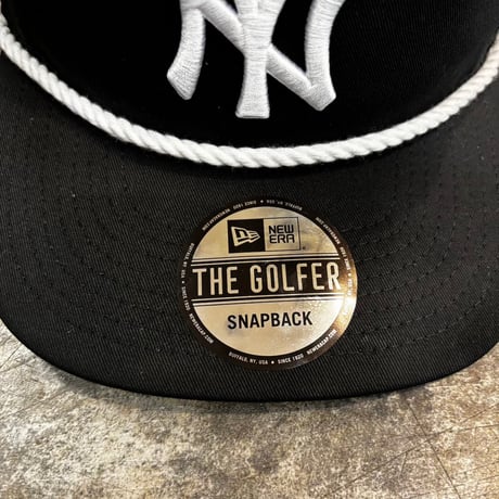 USA買付  NEW ERA THE GOLFER NEW YORK YANKEES SNAPBACK CAP / BLACK　NEWERA-110