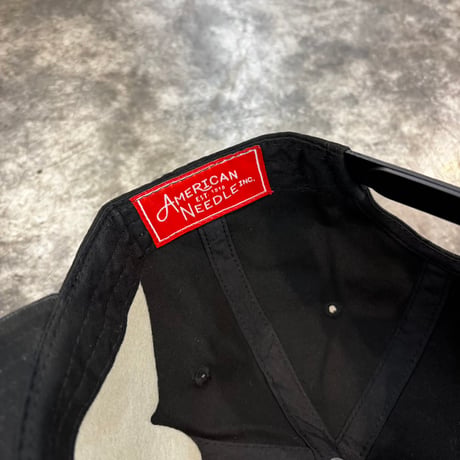 AMERICAN NEEDLE × FORD MOTOR CO. DETROIT ROSCOE CAP – BLACK　AN-32