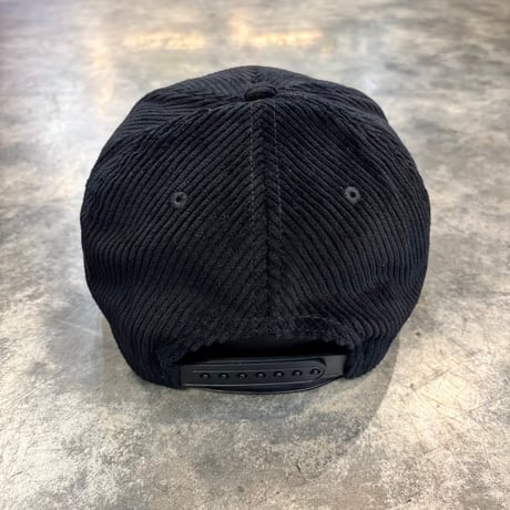 USA買付　AMERICAN NEEDLE JACK DANIEL'S CORDUROY SNAPBACK CAP BLACK　AN-43