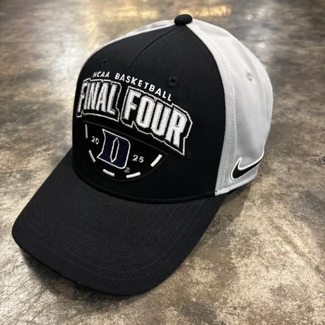 USA買付 NIKE DUKE BLUE DEVILS 2025 NCAA FINAL FOUR SNAPBACK CAP BLACK / GRAY　 N-216