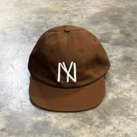 別注クーパーズタウンNYB_WASHED CAP (BROWN) USED加工 C-95