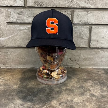 USA買付 TOP OF THE WORLD SYRACUSE ORANGE REFLEX LOGO FLEX HAT NAVY　US-99