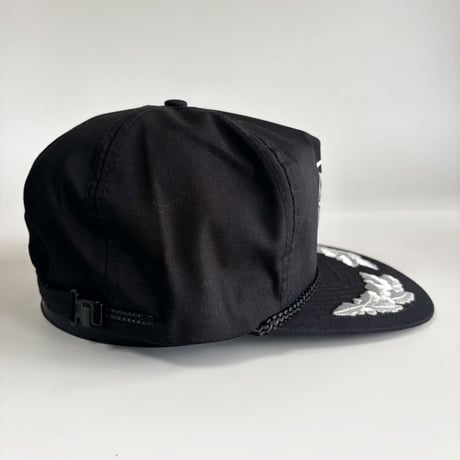 USA買付　【デッドストック】Masonic Square & Compasses Leaf Embroidery Cap｜Made in Philippines    GV-09