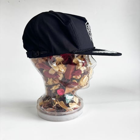 USA買付　【デッドストック】Masonic Square & Compasses Leaf Embroidery Cap｜Made in Philippines    GV-09