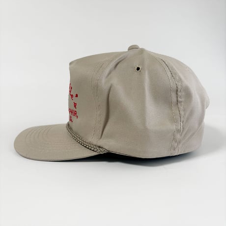 USA買付　VINTAGE CAJUN CHARLIE’S CRAWFISH SNAPBACK CAP – BEIGE　GV-26