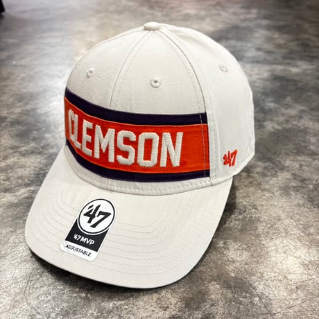 USA買付 CLEMSON TIGERS ’47 CROSSROAD MVP ADJUSTABLE CAP – CREAM　US-92