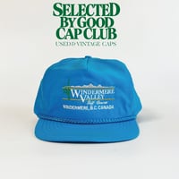WINDERMERE VALLEY GOLF COURSE NYLON ROPE SNAPBACK CAP / TURQUOISE BLUE　 GV-44