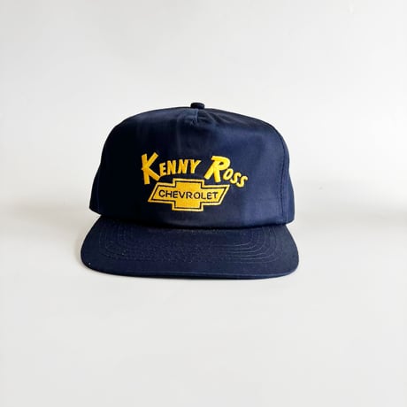 KENNY ROSS CHEVROLET ADVERTISING SNAPBACK CAP / NAVY  GV-58