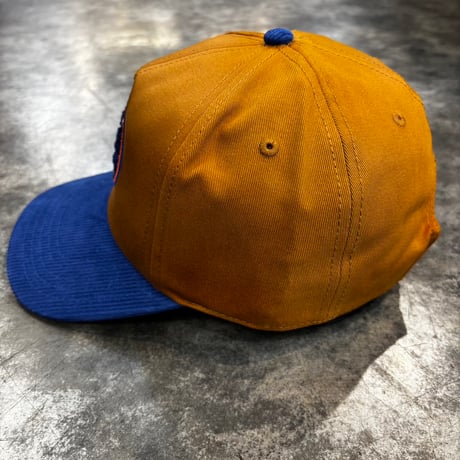 USA買付　AMERICAN NEEDLE NEW YORK ISLANDERS 2-TONE SNAPBACK CAP / HAZEL  BROWN × ROYAL　AN-38