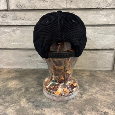 USA買付　AMERICAN NEEDLE JACK DANIEL'S CORDUROY SNAPBACK CAP BLACK　AN-43