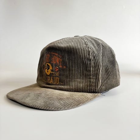 1990 COLORADO BUFFALOES ORANGE BOWL CORDUROY CAP / KHAKI  GV-55