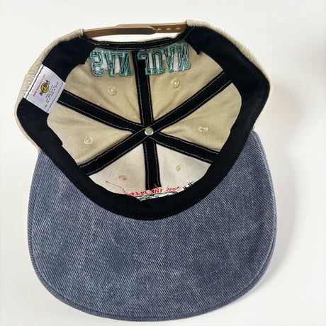 USA買付　VINTAGE HARD ROCK CAFE SAN JUAN SNAPBACK CAP – BEIGE / NAVY　GV-27