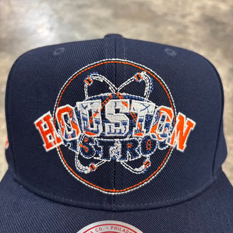 USA買付　Mitchell & Ness HOUSTON ASTROS COOPERSTOWN COLLECTION LEAGUE PATCH  NAVY　M-35