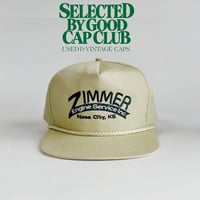 USA買付　VINTAGE ZIMMER ENGINE SERVICE INC. ROPE SNAPBACK CAP – BEIGE　GV-17