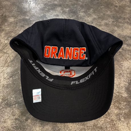 USA買付 TOP OF THE WORLD SYRACUSE ORANGE REFLEX LOGO FLEX HAT NAVY　US-99