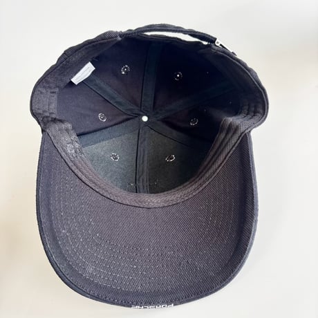 PORSCHE CREST COTTON ADJUSTABLE CAP / BLACK   GV-63