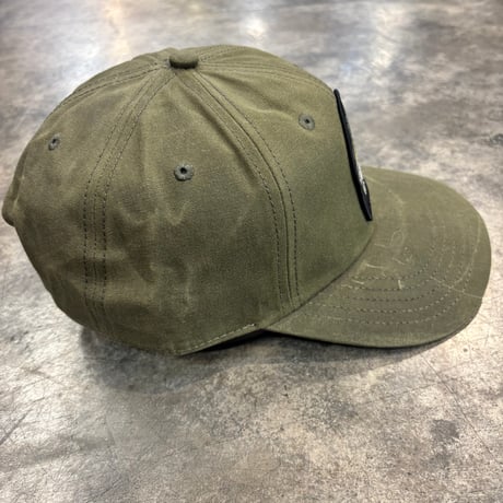 AAMERICAN NEEDLE × CHEVROLET FISH PATCH CAP / OLIVE　AN-41