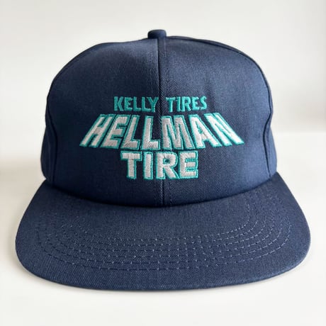 USA買付　VINTAGE KELLY TIRES × HELLMAN TIRE SNAPBACK CAP – NAVY　GV-16