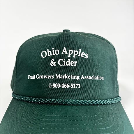 USA買付　VINTAGE OHIO APPLES & CIDER PROMOTIONAL CAP – GREEN　GV-28