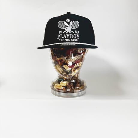 USA買付　Playboy Tennis Club 5 Panel Rope Cap – Forest Green US-82