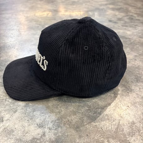 USA買付　AMERICAN NEEDLE JACK DANIEL'S CORDUROY SNAPBACK CAP BLACK　AN-43