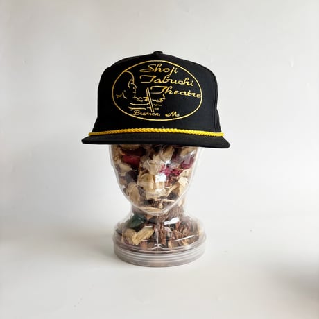 SHOJI TABUCHI THEATRE SOUVENIR ROPE CAP / BLACK × YELLOW　 GV-51