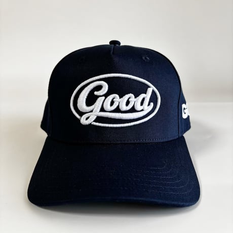 GC-GOOD 3D OVAL LOGO A-FRAME CAP – NAVY     M/L-L/XL SIZE GC-56