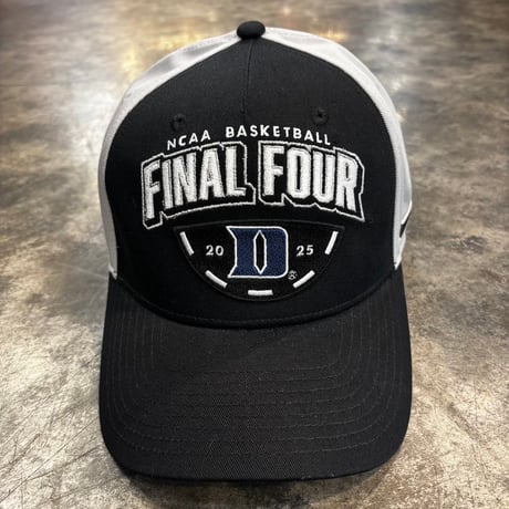 USA買付 NIKE DUKE BLUE DEVILS 2025 NCAA FINAL FOUR SNAPBACK CAP BLACK / GRAY　 N-216