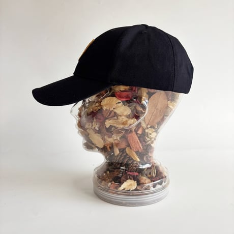 PORSCHE CREST COTTON ADJUSTABLE CAP / BLACK   GV-63