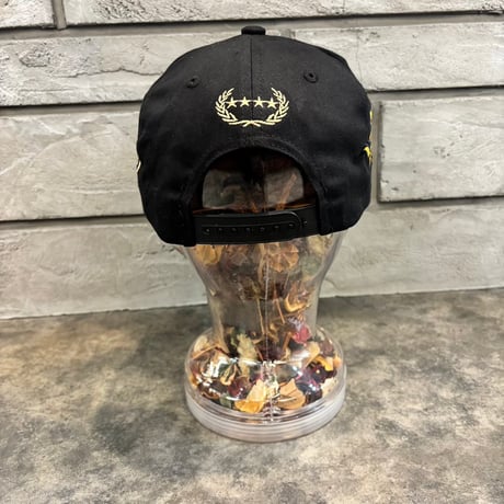 USA買付　FIELD GRADE BORN ALONE BIKER CLUB DISTRESSED SNAPBACK CAP / BLACK　US-105
