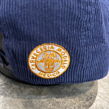 USA買付 MODELO CORDUROY ROPE GOLF SNAPBACK CAP NAVY　US-95