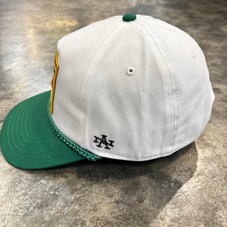AMERICAN NEEDLE ROSCOE – MILLER HIGH LIFE ROPE CAP / WHITE × GREEN　AN-36