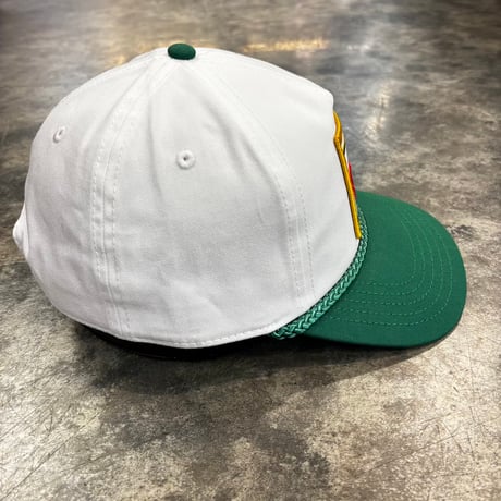 AMERICAN NEEDLE ROSCOE – MILLER HIGH LIFE ROPE CAP / WHITE × GREEN　AN-36