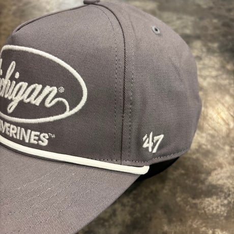 USA買付  ’47 Michigan Wolverines Contemporary Rope Hitch  Cap / GRAY　US-101