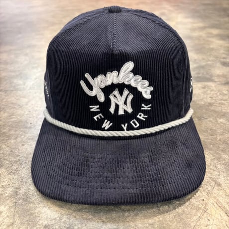 USA買付 NEW ERA THE GOLFER NEW YORK YANKEES CORDUROY ROPE CAP NAVY　NEWERA-112