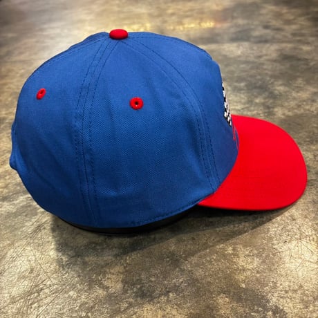 USA買付　AMERICAN NEEDLE × Pabst Blue Ribbon Racing Cap – Blue/Red　AN-28