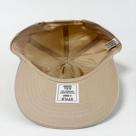USA買付　THE GARDEN SHOP Apple Logo Vintage Cap｜MADE IN HONG KONG　GV-04