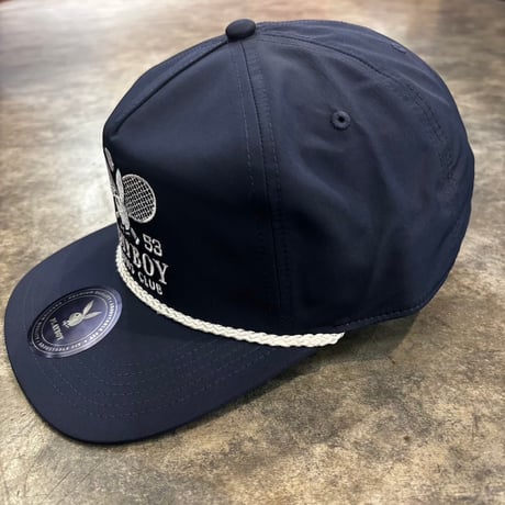 USA買付　Playboy Tennis Club 5 Panel Rope Cap – NAVY　 US-81