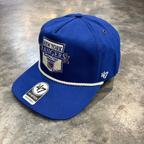 USA買付 ’47 NEW YORK RANGERS OLD TIME HOCKEY RAFTER SURE SHOT HITCH CAP　US-104