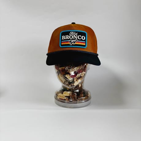 USA買付　AMERICAN NEEDLE Ford Bronco Rope Snapback Cap – Mustard/Navy　AN-31