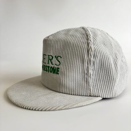 BAKER’S LIMESTONE USA-MADE CORDUROY SNAPBACK CAP / LIGHT GRAY   GV-60