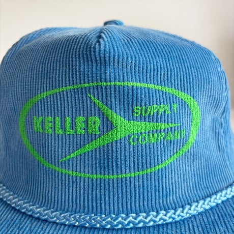 USA買付　VINTAGE KELLER SUPPLY COMPANY CORDUROY CAP – BLUE　　GV-25