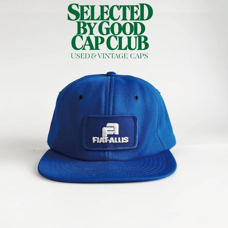 USA買付　FIAT-ALLIS Logo Patch Vintage Snapback Cap｜Construction Equipment  GV-11