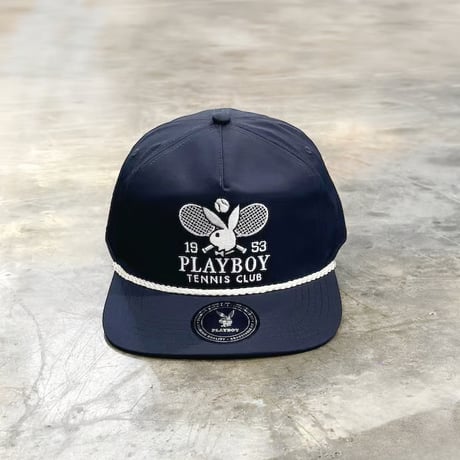 USA買付　Playboy Tennis Club 5 Panel Rope Cap – NAVY　 US-81